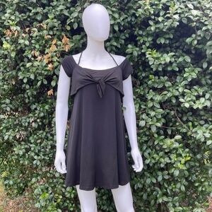 NWT BCBGeneration LBD Mini Halter Tie Slip Dress